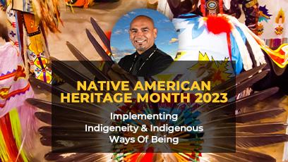 Native American Heritage Month Event (featuring image of speaker Rowdy Duncan)