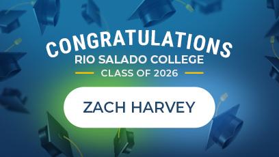 Congratulations Rio Salado College Class of 2026 Zach Harvey