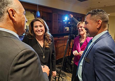Kate Smith with Ray Rivera and Steven Gonzales